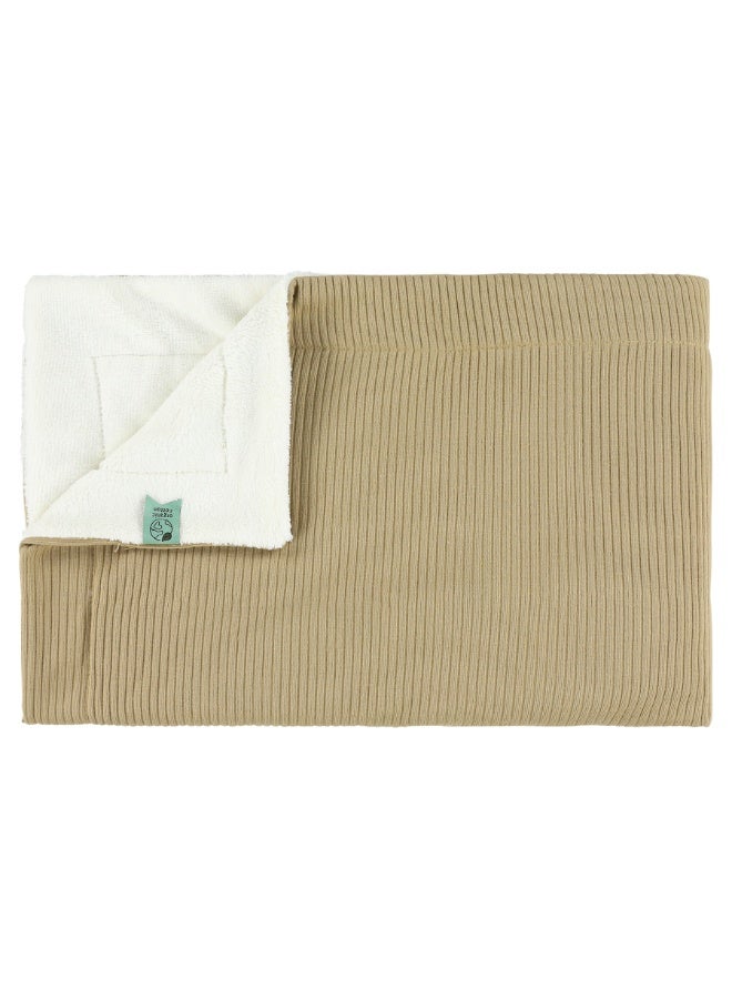 Trixie Organic Cotton Fleece Blanket - 75x100 cm - Breeze Clay - Image 1